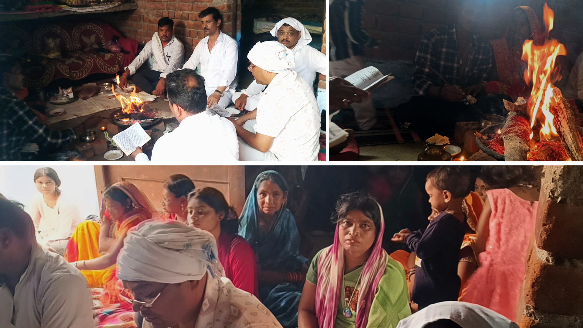 अमावस्या के मौके पर धार्मिक कार्यों में लीन दिखा सद्विप्र समाज